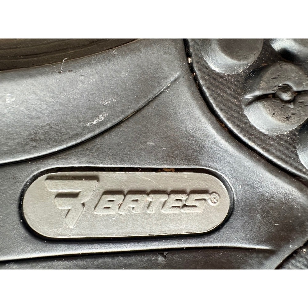 Bates Mens Tactical Sport Side Zip Black Leather Gorpcore Boots 11.5 M - Picture 11 of 13